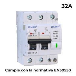 Iga 2p 32a c 10ka - proteccion contra sobretensiones permanente segun normativa en-50550