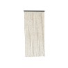 Cortina para puerta de bambú color natural 90 x 200 cm