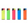 Encendedor electrónico rubber touch, colores surtidos euro/u
