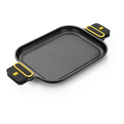 Asador de aluminio fundido con antiadherente tricapa, daily pro, 32 x 24 cm