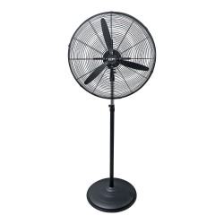 Ventilador industrial de pie 150 w, negro, ø60 cm
