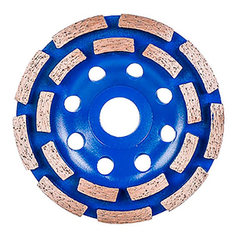 Muela copa diamantada segmentada 18 dientes profi ø115 x 22,2 mm