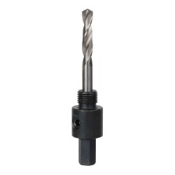 Mandril para sierras de corona bimetálica de 32 a 200 mm, vástago hexagonal de 11 mm - 7/16 pulg