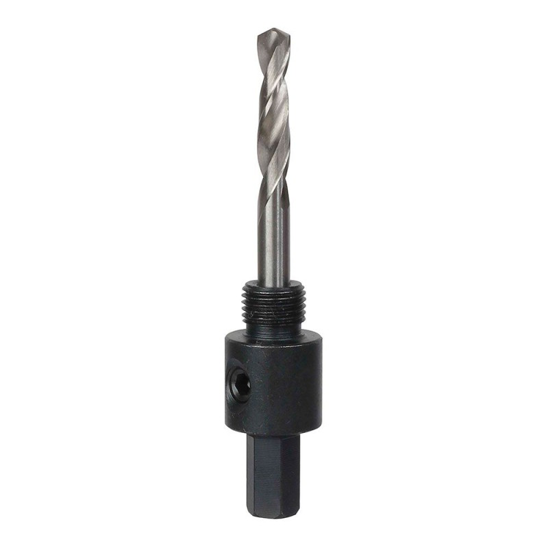 Mandril para sierras de corona bimetálica de 32 a 200 mm, vástago hexagonal de 11 mm - 7/16 pulg