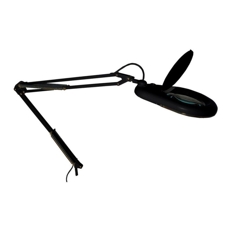 Flexo led lupa 3x, 9 w 685 lm 6500 k, negro, 350 x 950 mm