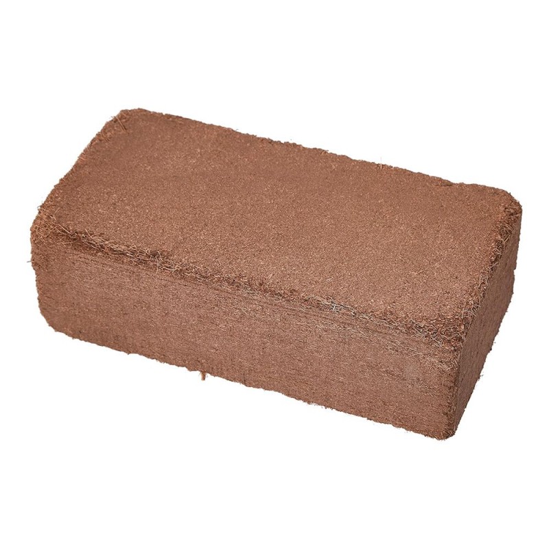 Ladrillo de fibra de coco compactada