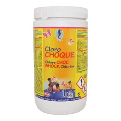 Cloro de choque granulado, bote 1 kg
