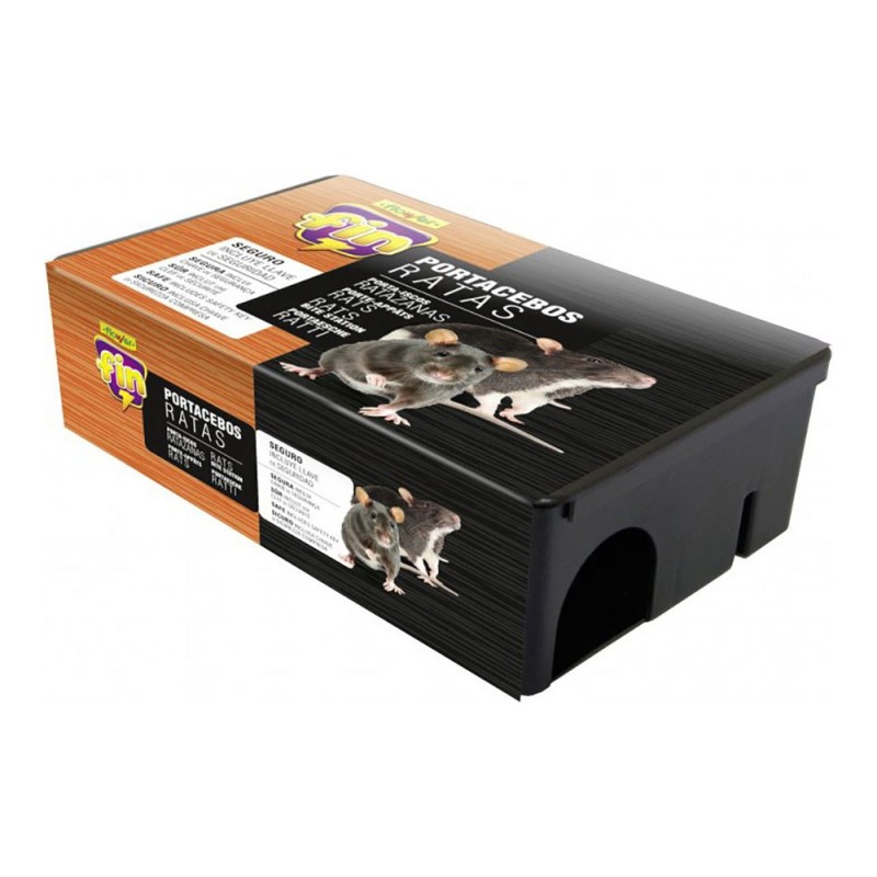 Portacebos ratas fin, no contiene cebo 24,5 x 15 x 7,5 cm