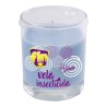 Vela insecticida fin vaso cristal con aroma a lavanda, 125 g