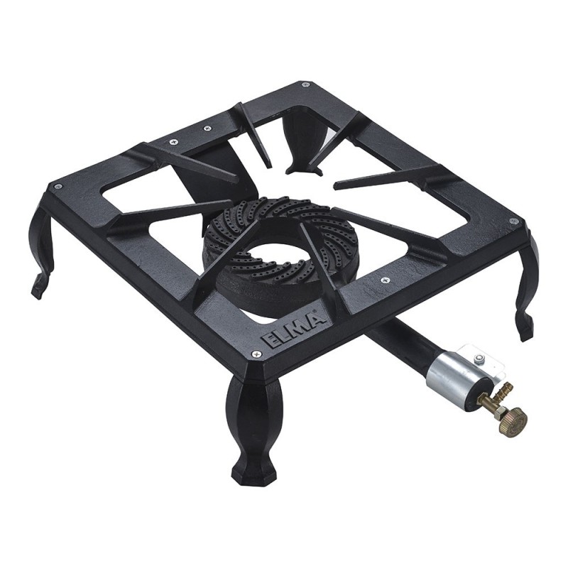 Hornillo a gas de hierro fundido, 6,5 kw, classic, 40 x 40 x 16 cm