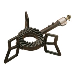 Hornillo a gas de hierro fundido con tripoode, 6,5 kw, classic, 52 x 35 x 17 cm