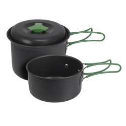 Cacerolas de aluminio anodizado ø13 x 9 cm /ø12 x 6 cm