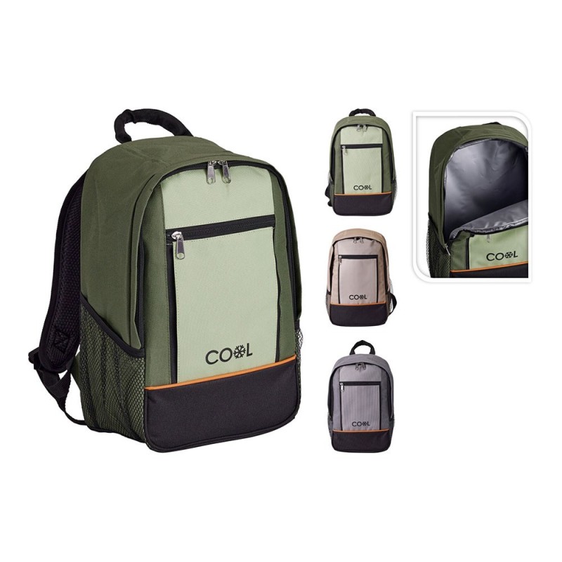 Nevera tipo mochila 10 l, colores surtidos 23 x 15 x 36 cm