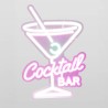 Luz led neón decorativa cocktail bar, modelos variados, 30 x 38 cm