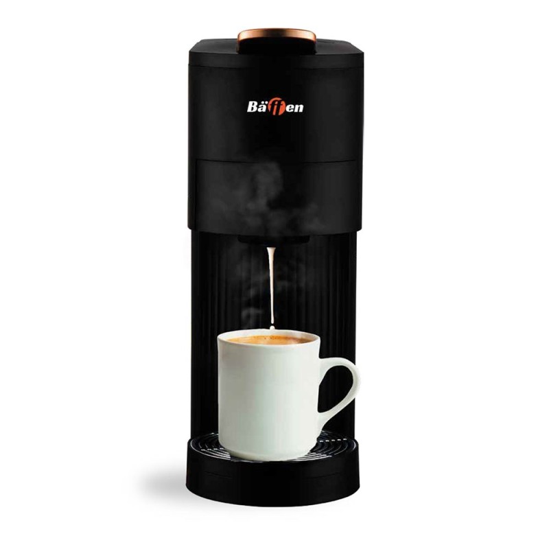 Cafetera multicap 4 en 1, 1400 w, negra