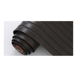 Revestimiento autoadhesivo 3d, color roble ahumado con fondo de fieltro gris antracita, rollo de 58 x 300 cm