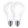 Bombilla estándar led e27, 10,5 w, 1521 lm, 4000k, luz día, 2 uds