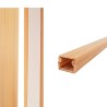Mini canal adhesiva madera clara 2 m 13 x 10 mm (precio por metro)