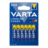 Pila alkalina longlife power aaa - lr03 (blister 6 uds) ø10,5x44,5mm
