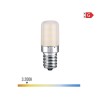 Bombilla pebetero tubular led e14 3 w 250 lm 3200 k luz calida ø1,8 x 5,2 cm