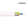 Manguera tubular h05vv-f 4 g 2,50 mm, blanca euro/m