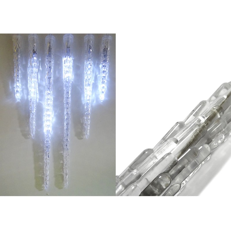 Guirnalda led icicle, exterior, 2,5 m