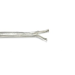 Manguera tubular fror 2 x 0,75 mm transparente euro/m