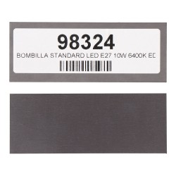 Iman para etiquetas estanteria 10,5 x 4,0 cm