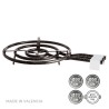 Quemador de gas butano/propano ø70 cm 3 fuegos
