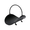 Cesta metálica para leña color negro 48 x 35 x 38 cm
