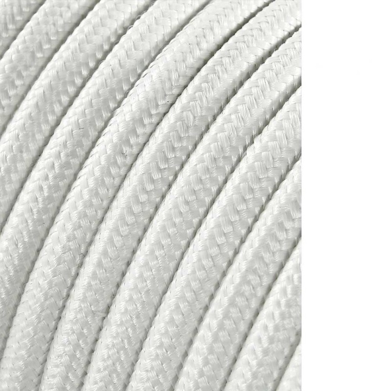 Carrete cable cordón tubular h03vv-f 2 x 0,75 mm blanco, 5 m