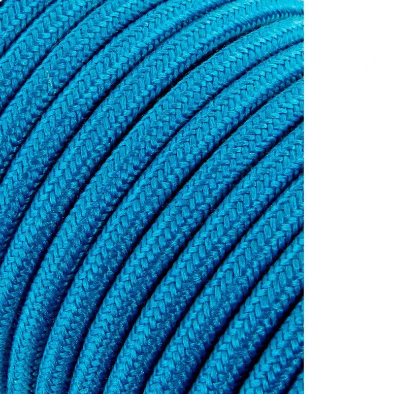 Carrete cable cordón tubular h03vv-f 2 x 0,75 mm azul claro, 5 m