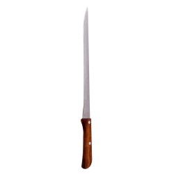 Cuchillo jamonero con mango de madera 36,5 cm