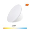 Aplique led circular de superficie 12 w 4000 k 1160 lm color blanco ø25 x 6,2 cm