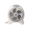 Ventilador box fan, blanco/gris, potencia 45 w 60db aspas ø30,5 cm 38,5 x 13 x 46 cm