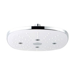 Rociador de ducha anticalcareo square color cromo