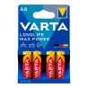 Pila alkalina longlife max power aa - lr06 (blister 4 unid.) ø14,5 x 50,5 mm