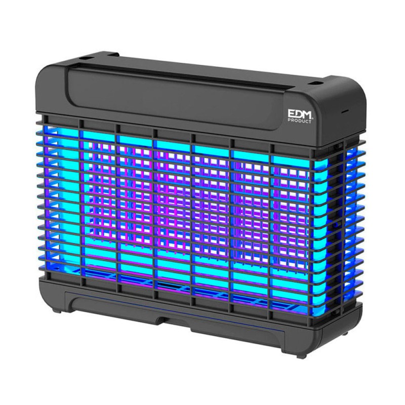Mata insectos profesional electronico con led 10w 100m 31,6x10x26,3cm color negro edm