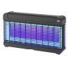 Mata insectos profesional electronico con led 13w 300m 47x10x26,3cm color negro edm