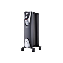 Radiador sin aceite 400 / 600 / 1000 w con 6 elementos modelo black edition