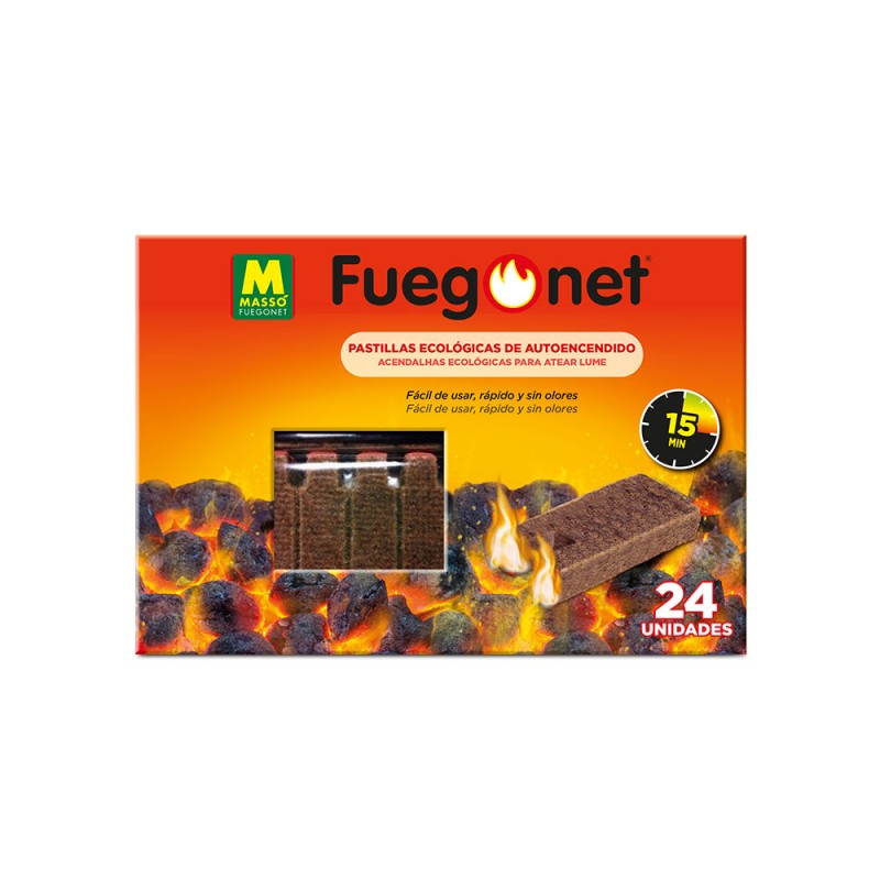 Pastillas de encendido - ecologicas - envase 16 + 8 uds