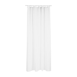 Cortina de baño polyester blanca 180 x 200 cm