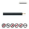 Cablecillo h07z1-k 6,00 mm negro euro/m