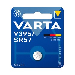 Micro pila de boton silver sr57 - v395 1,55v (blister 1 unid.) ø9,5x2,73mm