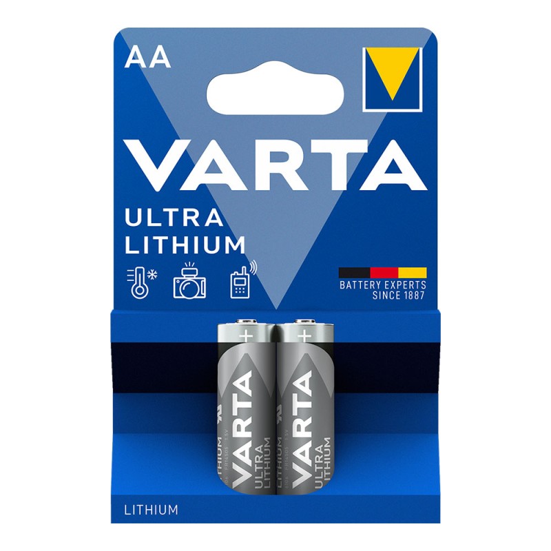 Pila ultra lithium aa - lr06 (blister 2 uds) ø14,5 x 50,5 mm