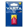 Pila alkalina longlife max power 6lr61- 9 v (blister 1 unid.) 26,5 x 17,5 x 48,5 mm