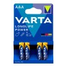 Pila alkalina longlife power aaa - lr03 2 tiras (10 blisters 4 uds) ø10,5x44,5mm precio por blister